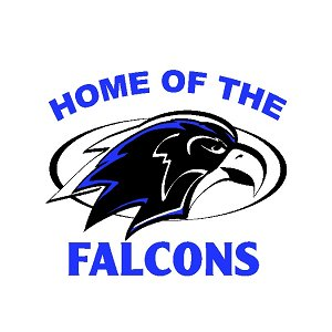 Home of the Falcons Logo 